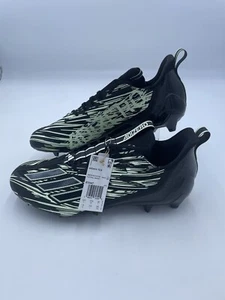 Adidas Adizero 12.0 Football Cleat Shoes Black Glow In The Dark Sz 13 IE5447 New - Picture 1 of 5
