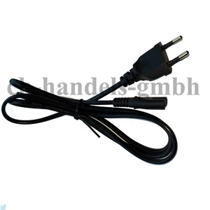 STROMKABEL NETZKABEL DEUTSCHLAND CA.80 CM EURO STECKER C7 C 8 POWER KABEL EU - Bild 1 von 1