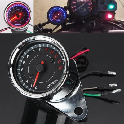 LED Night Light Tachometer Gauge For Harley Road King CVO FLHR Classic Custom - Image 1 of 4