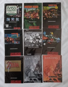 Super Nintendo Handbücher Booklets (Authentisch) - Gut - Sie wählen / wählen V2 - Bild 1 von 3
