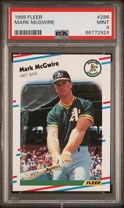 1988 Fleer Mark McGwire #286 PSA 9 MINT - Picture 1 of 2