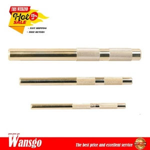Wansgo 3 Pcs Brass Drift Punch Set 3/8" to 3/4" Replace For 61360 - Foto 1 di 8