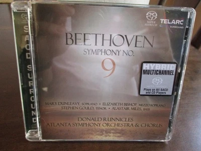 BEETHOVEN - Symphony 9 - 2003 Telarc SACD Hybrid Near Mint $27.95 Foto 1 de 3