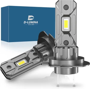 Lampadina H7 LED Canbus 100W 16000LM,6500K 400% Brillante,1:1 Design Di Ricambio - Foto 1 di 12