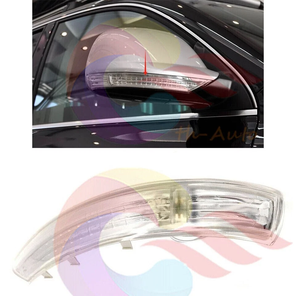 Luz de espejo retrovisor lateral derecho OEM para VW Volkswagen Touareg 2008-2010 Foto 1 de 4