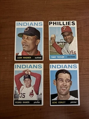 1964 年 Topps 棒球高编号 SP 批量 (4) 件套生成器 * 低等级 * — 第 1/4 张图片