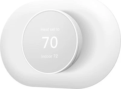 ALERKTIFY Compatible with Google Nest Thermostat 2020 Wall Plate Cover- Snow