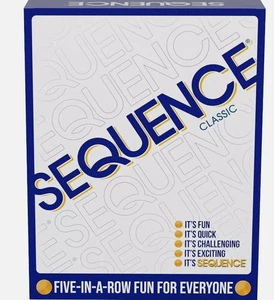 Classic Sequence Great Board Game Card Five in a Row Family Fun Challenging Set - Picture 1 of 7