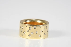 N91U26- Gold 585 14kt Ring Diamanten zus. ca. 0,32ct - Bild 1 von 12