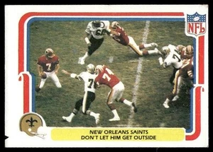 Fleer Team Action #34 1980 no lo dejes salir - Imagen 1 de 2