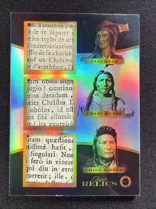 Tecumseh Crazy Horse Chief Joseph Reliquia 2024 Súper Piezas del pasado 1800 #189 - Imagen 1 de 10
