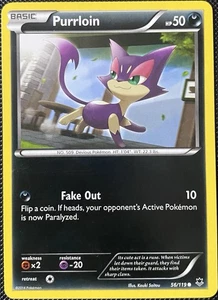 Purrloin 56/119 XY - Phantom Forces Regular - Carta Pokémon - Imagen 1 de 2