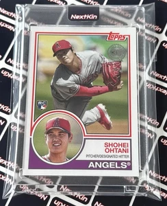 2018 Topps Update 1983 Topps Design 35th Anniversary Shohei Ohtani RC 83-2 C : ) - Picture 1 of 8