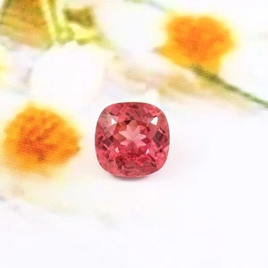11X11 MM - AAA Ceylon Padparadscha Saphir Lose Kissen Edelstein Schnitt 6,90 Ct - Bild 1 von 4