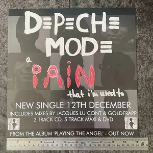 Depeche Mode record store 11" advertising flat for 'A Pain That I'm Used To' - Picture 1 of 3