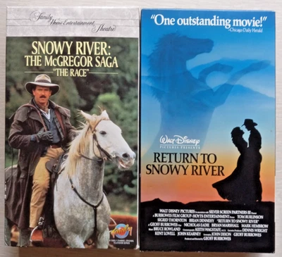 2 VHS - Return To Snowy River & Snowy River: The McGregor Saga "The Race" - Image 1 of 4