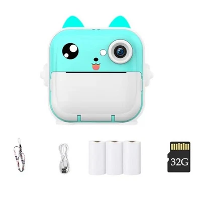 Kinder-Fotokamera, 2,4--IPS-Bildschirm, Kinderkamera, Sofortdruck, Vide9981 - Bild 1 von 4