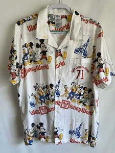 Walt Disney World VAULT Collection 50th Anniversary Button Up Camp Shirt Size XL - Picture 1 of 15