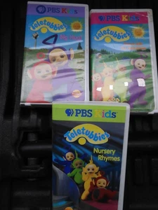 LOT OF 3 TELETUBBIES VHS VINTAGE NURSERY RHYMES BIG HUG DANCE WITH TELETUBBIES - Bild 1 von 5
