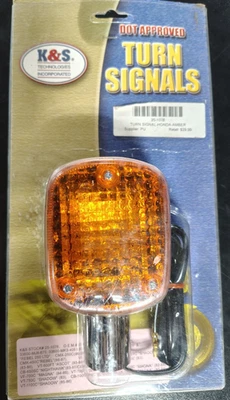 Honda CB 550/650/1100 K & S Turn Signal Amber NEW 25-1076 Foto 1 de 3