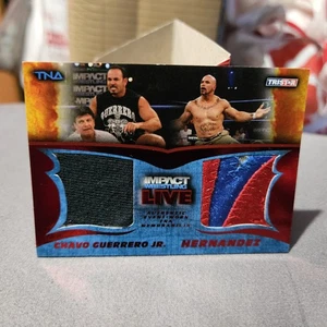 Chavo Guerrero Jr. Hernandez 2013 TNA Impact Wrestling Live Dual Patch #d 5/5 - Picture 1 of 6