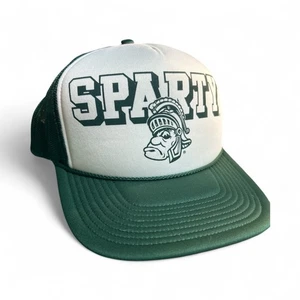 Michigan State Spartans Sparty 47 Snapback Trucker Hat Cap NEW without Tags - Picture 1 of 6