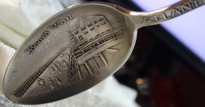 Board Walk Atlantic City N.J. 6" Sterling Souvenir Löffel 0,73 Unzen - Bild 1 von 4