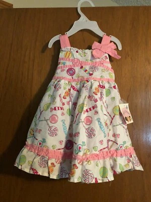 Nuevo con etiquetas Vestido Polly & Friends Bebé Niña 12 Meses Foto 1 de 4