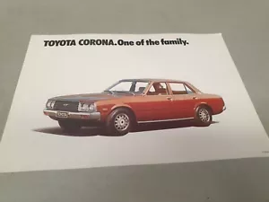 1975 ? TOYOTA CORONA Original Australian Sales Brochure - Picture 1 of 6