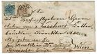 Austria 1850's Pesth cancel on registered cover to Vienna, 6kr+6kr+9kr, 2000euro