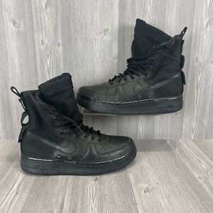 Nike SF Air Force 1 High Triple Schwarz 2017 Damen Größe 7 857872-002