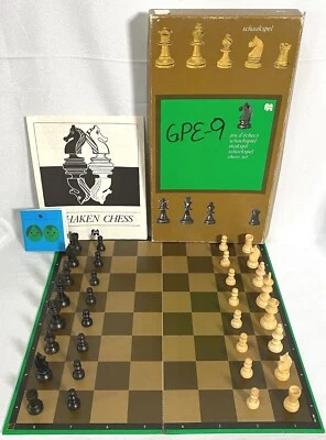 Hausemann & Hotte Jumbo Schachspiel Chess Set Game #758 Vintage Made in Holland - Image 1 of 4