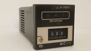 RKC TEMPERATURE CONTROLLER 0-799 DEGREES FAHRENHEIT MC-1 - Picture 1 of 4