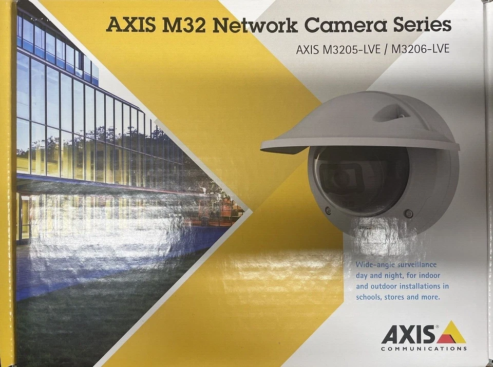 AXIS M3205-LVE Indoor Outdoor Day Night Vandal Resistant Surveillance Camera - Image 1 of 1