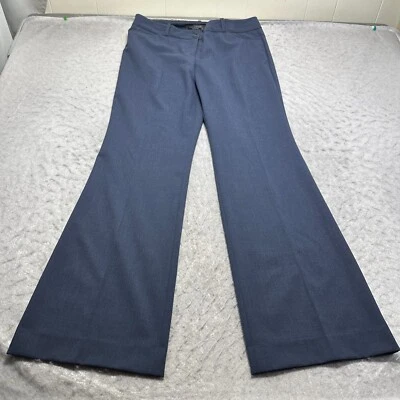 Pantalones de vestir The Limited Drew Fit pierna acampanada azul calce ajustado para mujer talla 10 Foto 1 de 4