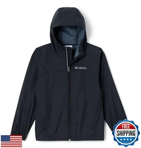 Columbia Youth Boys Glennaker Rain Jacket, 2024 Black, X-Small - Picture 1 of 5