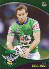 ✺New✺ 2009 CANBERRA RAIDERS NRL Card PHIL GRAHAM Daily Telegraph