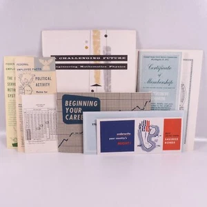 Vintage 60er NSA National Security Agency Bundesangestellter Einstellung Papiere - Bild 1 von 14