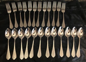 Bon Chef S1200 Reflections Salad Forks SpoonsFlatware Silverware Set Of 24 - Picture 1 of 12
