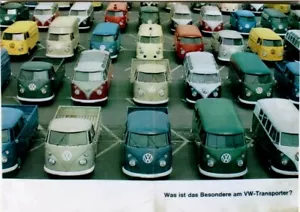 Original vintage brochure VW AUTOMOBILE TRANSPORTER 1964 - Picture 1 of 2