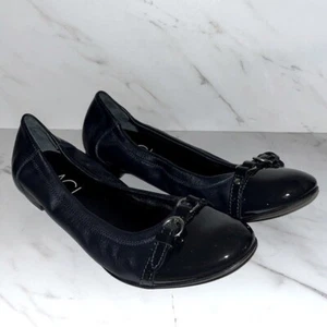 NEW AGL Monika Cap toe ballet flat midnight blue sz 39 / 9. (E14) - Picture 1 of 7