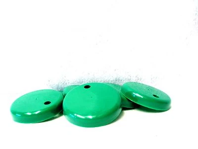 6 TAPAS VERDES PARA TAZA PARA SORBER - TAPAS PARA NUESTRAS TAZAS PARA SORBER - MFG EE. UU. SIN PLOMO Foto 1 de 2