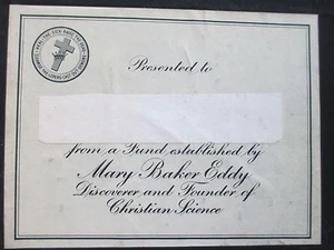 1920 RETROSPECTION AND INTROSPECTION by Mary Baker Eddy w/ personal book plate - Picture 1 of 8