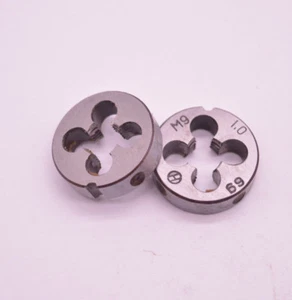 2pcs M9*1, M9 pitch 1mm right hand die HSS die  handle ⌀25 (M7-M9) - Picture 1 of 4
