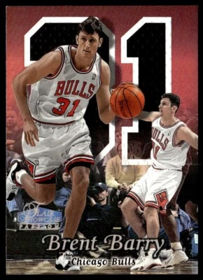 1998-99 Flair Showcase Row 2 Brent Barry Chicago Bulls #69 - Image 1 of 2