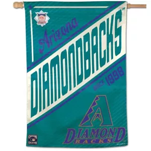 ARIZONA DIAMONDBACKS SINCE 1998 COOPERSTOWN COLLECTION 28"X40" BANNER FLAG NEW - Picture 1 of 1