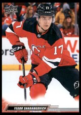 2022 Upper Deck #112 Yegor Sharangovich New Jersey Devils Hockey Card