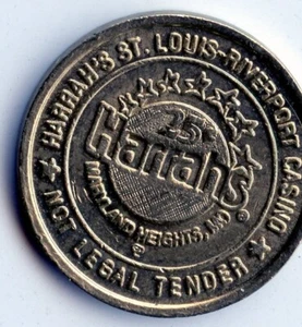 Token de ranura de casino de 25 centavos: Harrah's Maryland Heights, Missouri - Imagen 1 de 2