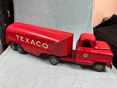 Vintage 1950’s BUDDY L Pressed Steel GMC Texaco Tanker Truck 24” Long - Image 1 of 4