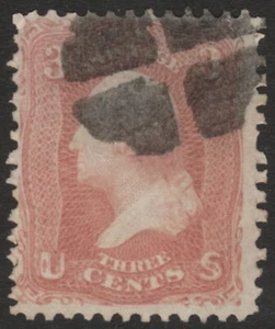 Scott #65 3 Cent 1861-62 Cork Cancel 65SP24_25 - Picture 1 of 1